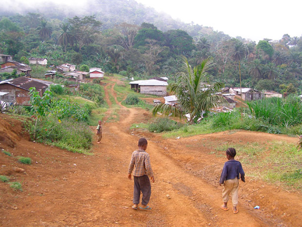  Los suelos de las zonas de alrededor de los poblados son aclaradas para la implantación de cultivos. Fotografía: M. de la Estrella 2007.